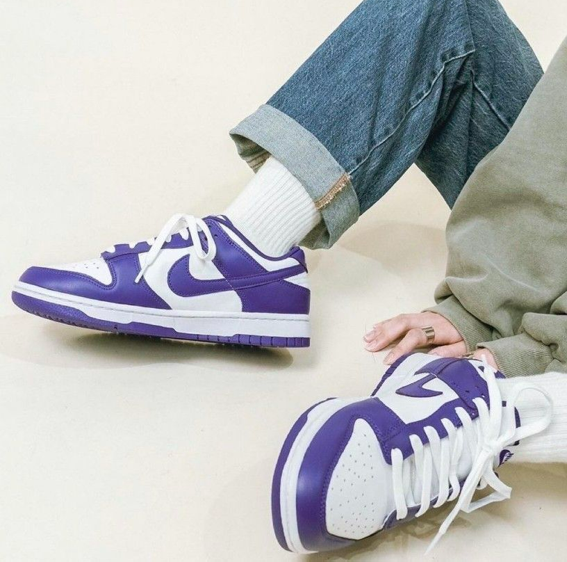 Кросівки чоловічі Nike Dunk Low Court Purple DD1391-104, 45.5, В наявності, доставка 1-2 дні