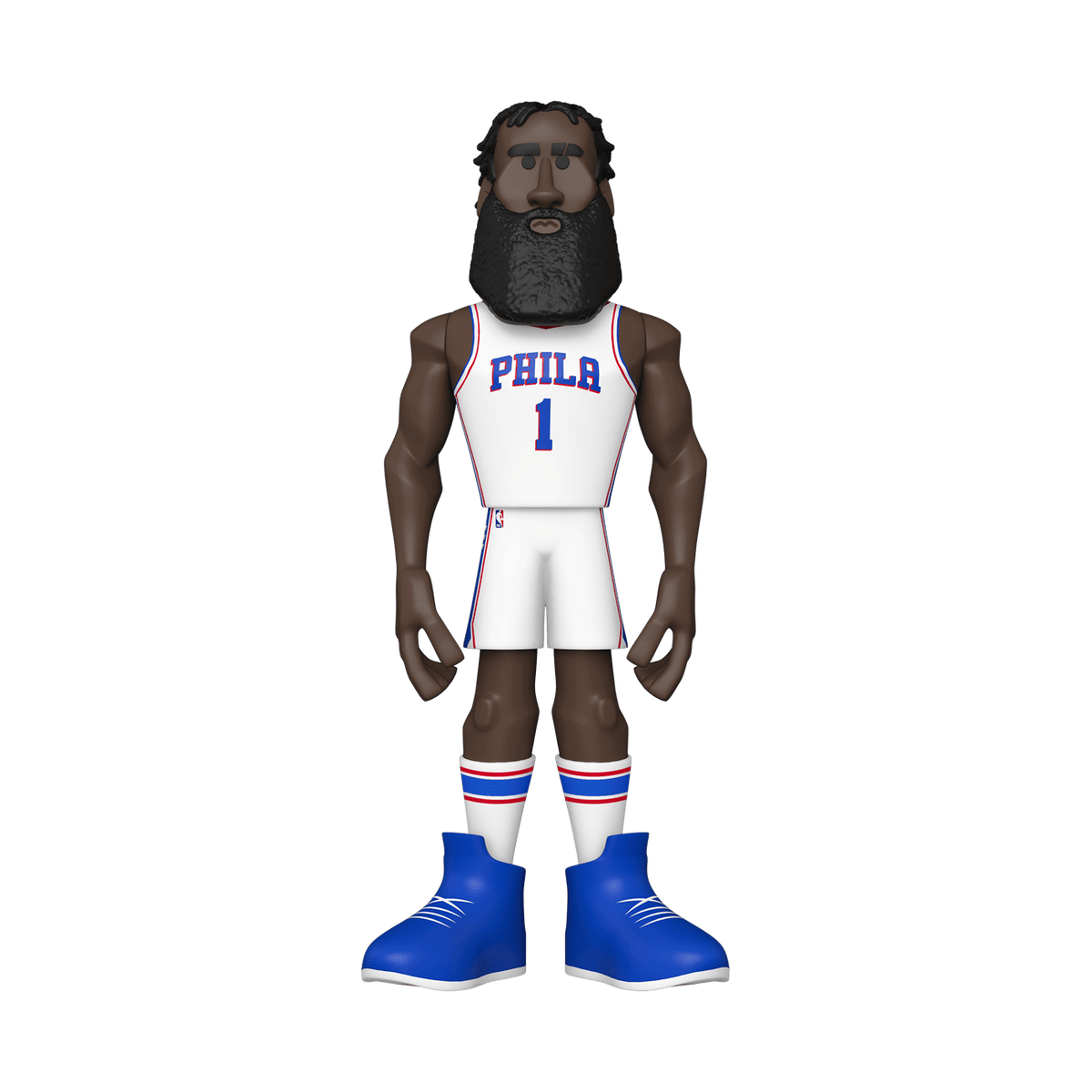 Колекційна фігурка Funko Gold NBA James Harden - Philadelphia 76ers White (64546) - 30 см, 12'' (30.5 см), В наявності, доставка 1-2 дні