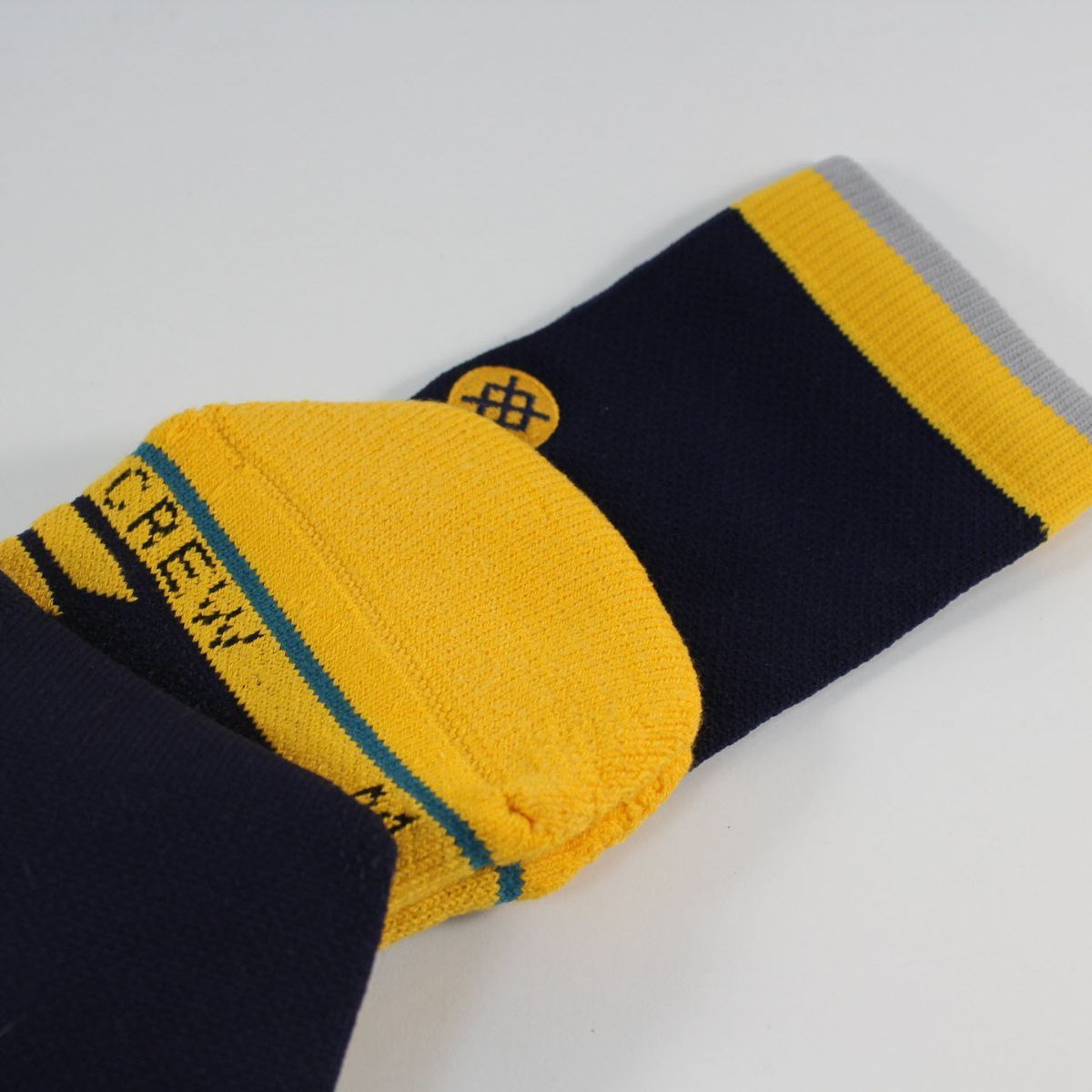 Шкарпетки баскетбольні Stance NBA Indiana Pacers Logo Crew Basketball Socks Navy M559C5LCPA-NVY, M (38-42), В наявності, доставка 1-2 дні