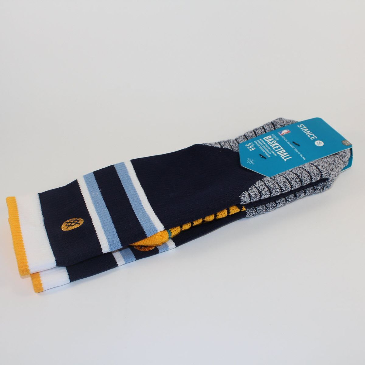 Шкарпетки баскетбольні Stance NBA Memphis Grizzlies Core Crew Basketball Socks Navy M559C5CCGR-NVY, L (42-46), В наявності, доставка 1-2 дні