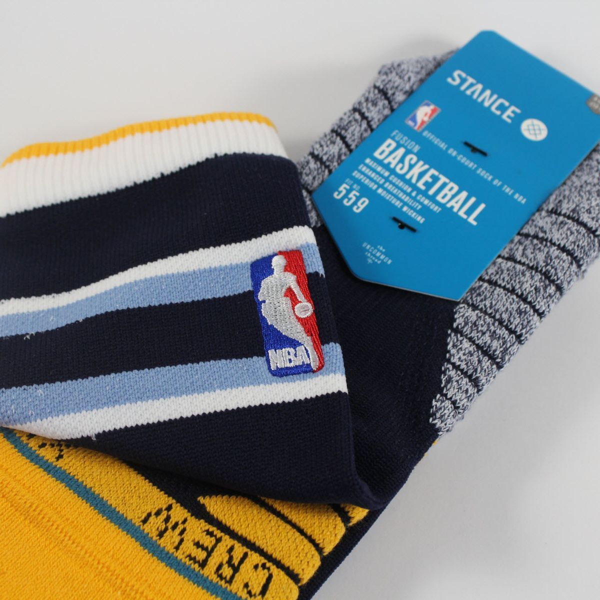 Шкарпетки баскетбольні Stance NBA Memphis Grizzlies Core Crew Basketball Socks Navy M559C5CCGR-NVY, L (42-46), В наявності, доставка 1-2 дні