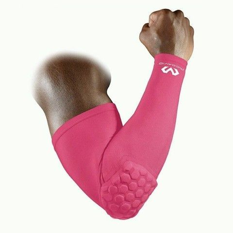 Нарукавник з захистом ліктя McDavid 6500 HEX Shooter Arm Sleeve Pink, S, В наявності, доставка 1-2 дні