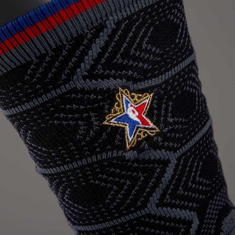 Шкарпетки баскетбольні Stance NBA All-Star ASG West Nola 2017 Crew Basketball Socks Grey M559A17WES-GRY, L (42-46), В наявності, доставка 1-2 дні