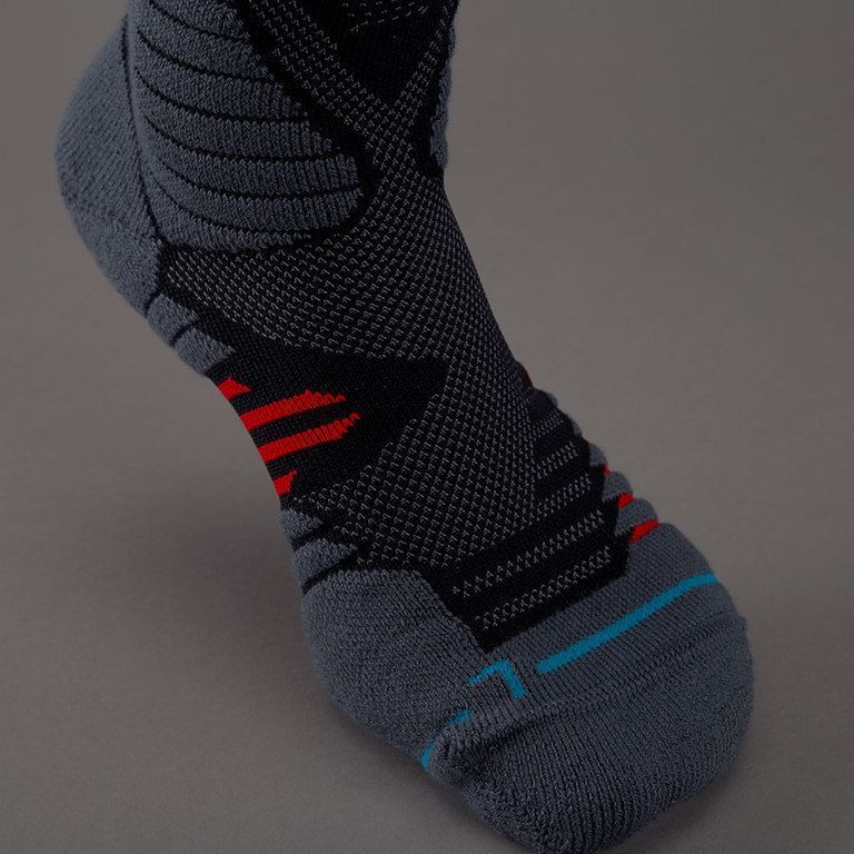 Шкарпетки баскетбольні Stance NBA All-Star ASG West Nola 2017 Crew Basketball Socks Grey M559A17WES-GRY, L (42-46), В наявності, доставка 1-2 дні
