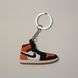 Брелок Jordan 1 Retro Black Orange, OneSize (універсальний), В наявності, доставка 1-2 дні