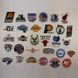 Набор стикеров - команды NBA (30 наклеек), OneSize