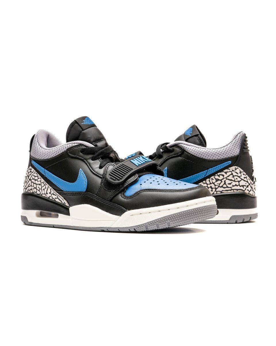 Кросівки чоловічі Jordan Legacy 312 Low Game Royal Black CD7069-041, 42, В наявності, доставка 1-2 дні