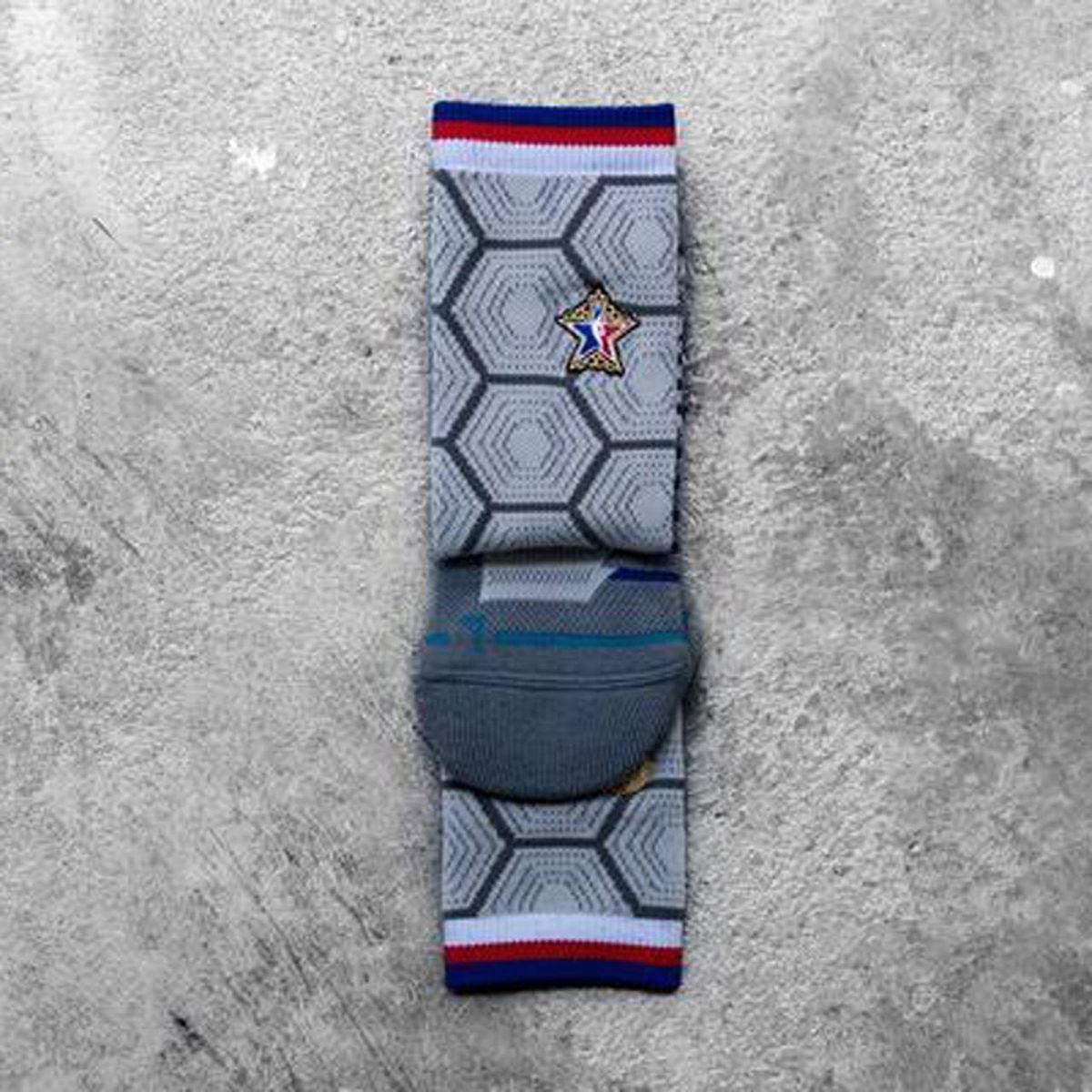 Шкарпетки баскетбольні Stance NBA All-Star ASG East Nola 2017 Crew Basketball Socks Dark Grey M559A17EAS-GRY, L (42-46), В наявності, доставка 1-2 дні