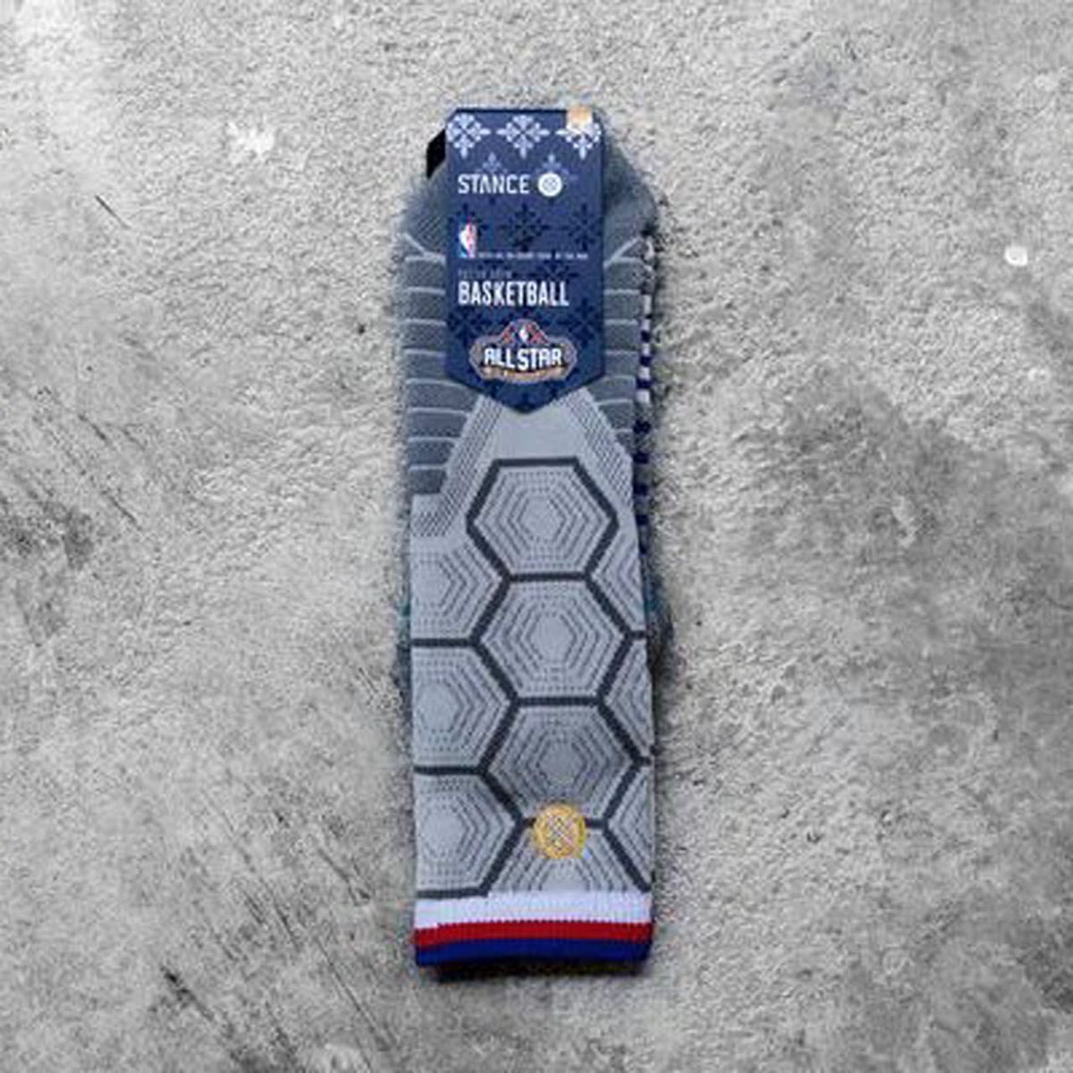 Шкарпетки баскетбольні Stance NBA All-Star ASG East Nola 2017 Crew Basketball Socks Dark Grey M559A17EAS-GRY, L (42-46), В наявності, доставка 1-2 дні