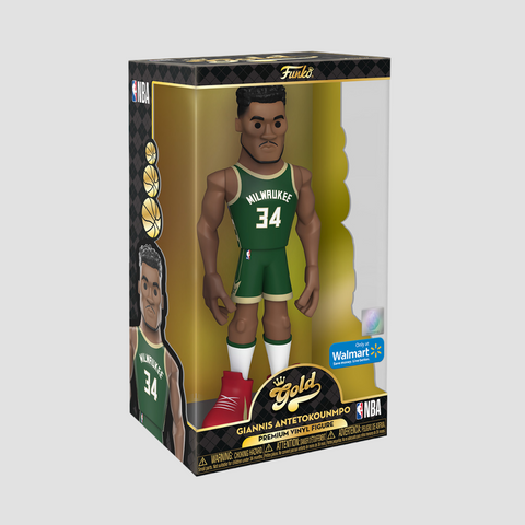 Колекційна фігурка Funko Gold NBA Giannis Antetokounmpo - Milwaukee Bucks Green (64539) - 30 см, 12'' (30.5 см), В наявності, доставка 1-2 дні