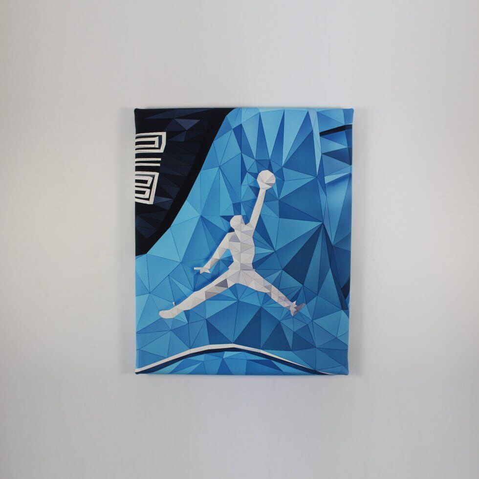 Картина для інтер'єру Jordan 'Gift Of Flight' Pantone 11 Art Canvas, 25x20 cm