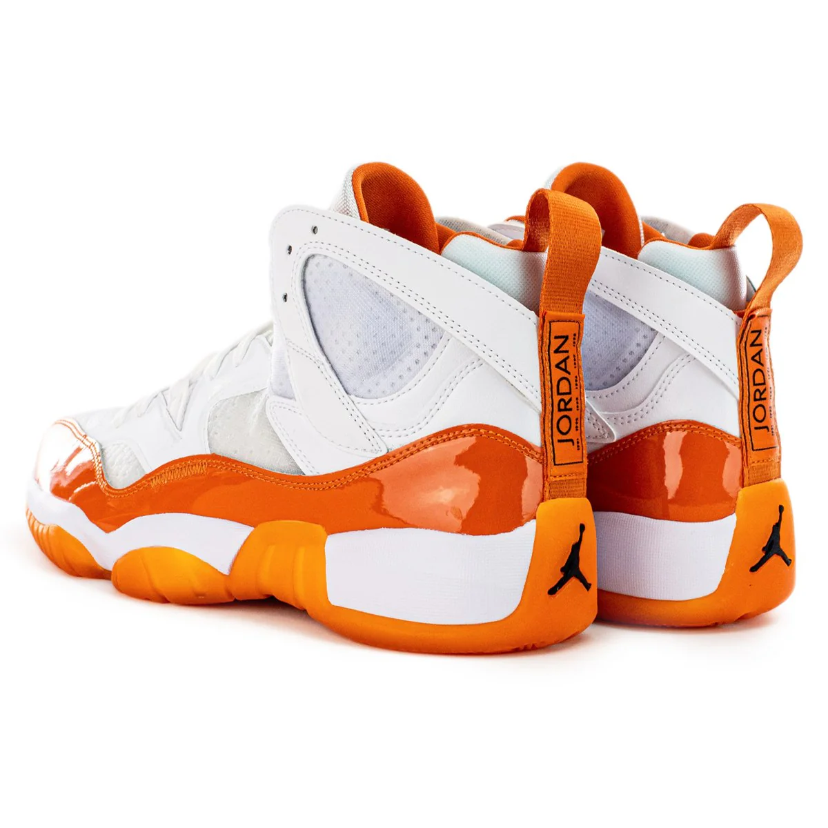 Кросівки баскетбольні жіночі Jordan Jumpman Two Trey White Orange DR9631-180, 38.5, В наявності, доставка 1-2 дні