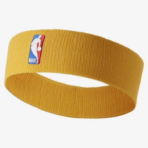 Пов'язка на голову Nike Elite Dri-FIT NBA Headband Yellow NKN02728OS, OneSize (універсальний), В наявності, доставка 1-2 дні