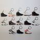 Брелок Jordan 7 Retro Black Purple, OneSize (універсальний), В наявності, доставка 1-2 дні