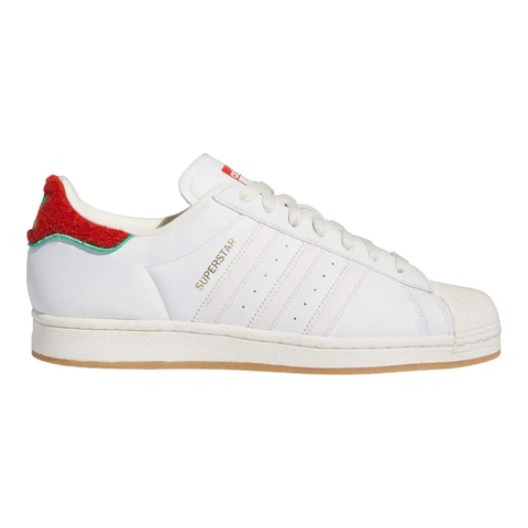 Кросівки чоловічі Adidas Superstar Originals White Red GY2547, 45, В наявності, доставка 1-2 дні