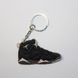 Брелок Jordan 7 Retro Black Gold, OneSize (універсальний), В наявності, доставка 1-2 дні