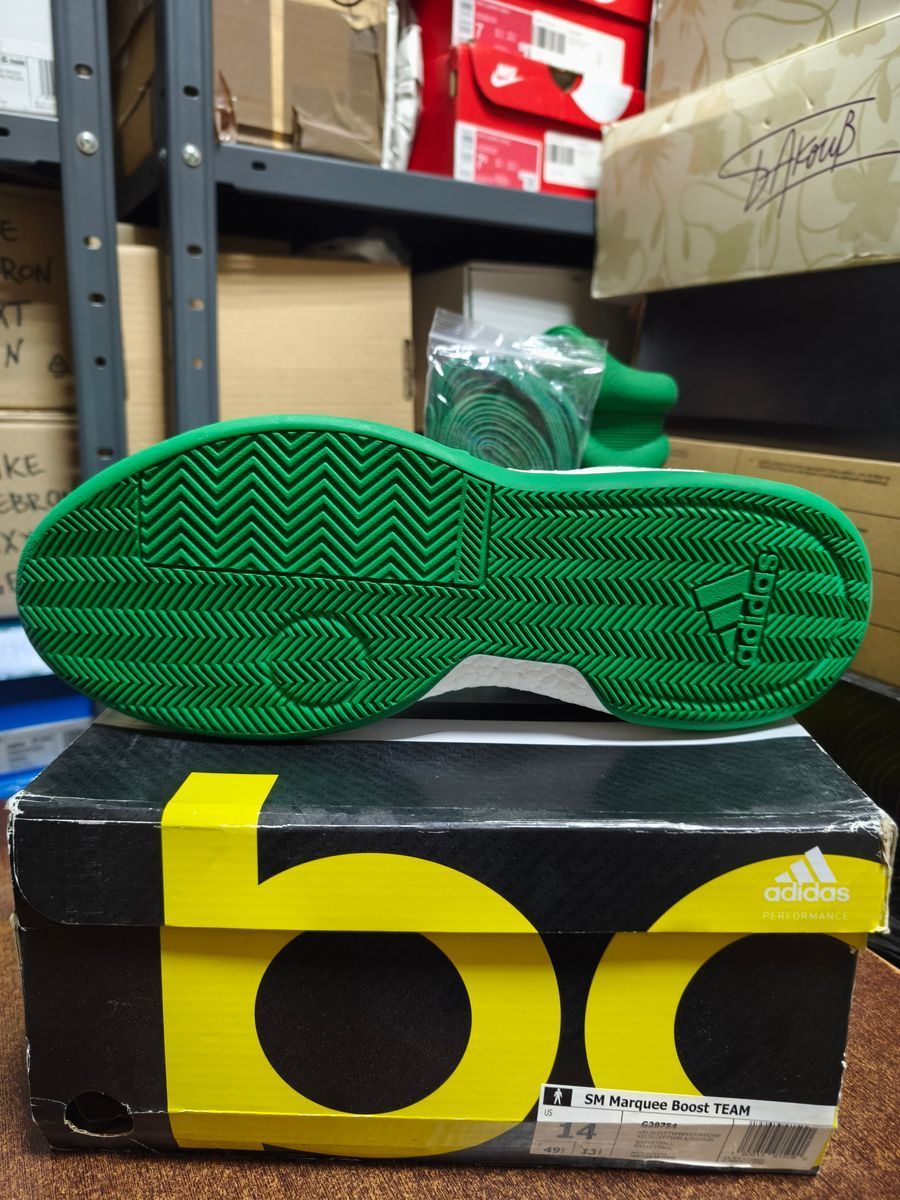 Кросівки баскетбольні Adidas SM Marquee Boost TEAM Green G28754, 49, В наявності, доставка 1-2 дні