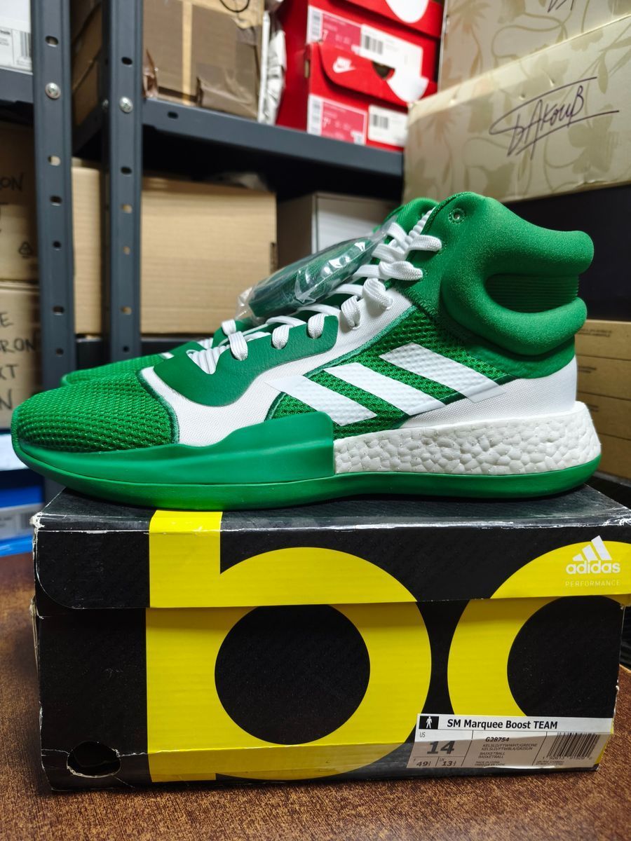 Кросівки баскетбольні Adidas SM Marquee Boost TEAM Green G28754, 49, В наявності, доставка 1-2 дні