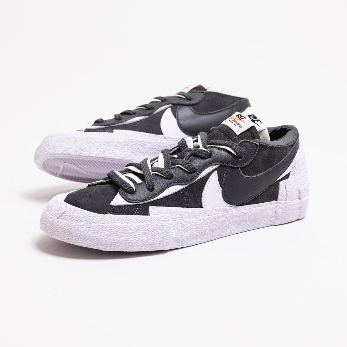 Кросівки чоловічі Nike Blazer Low Sacai Iron Grey DD1877-002, 47.5, В наявності, доставка 1-2 дні