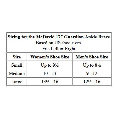 Фиксатор голеностопного сустава McDavid 177R Guardian Ankle Brace, L