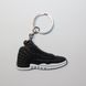 Брелок Jordan 12 Retro Black White, OneSize (універсальний), В наявності, доставка 1-2 дні