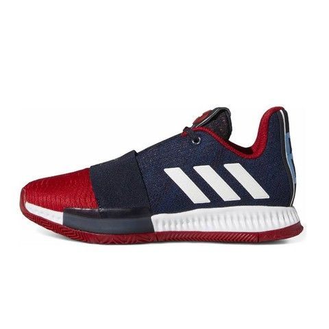 Кросівки баскетбольні підліткові Adidas Harden Vol. 3 J Navy Blue Red F97238, 40, В наявності, доставка 1-2 дні