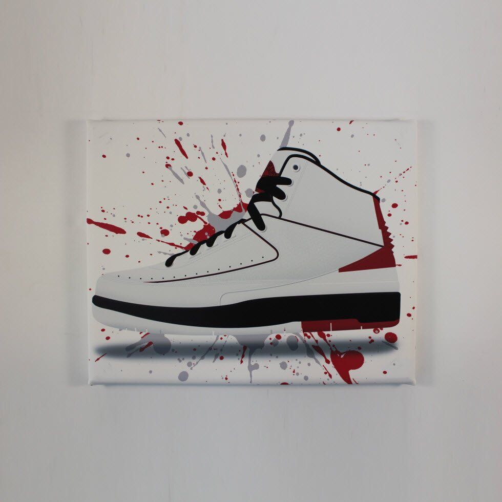 Картина для інтер'єру Jordan 2 Retro Varsity Art Canvas, 25x20 cm
