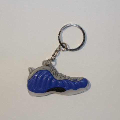 Брелок Nike Air Foamposite One Blue Grey, OneSize (універсальний), В наявності, доставка 1-2 дні