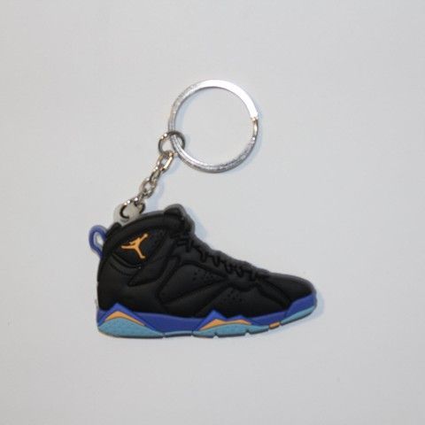 Брелок Jordan 7 Retro Black Blue, OneSize (універсальний), В наявності, доставка 1-2 дні