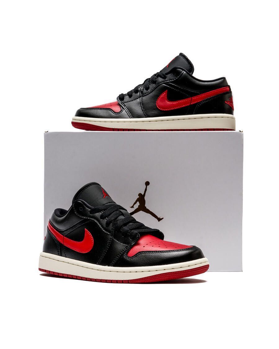 Кросівки жіночі Jordan 1 Low Black Gym Red DC0774-061, 38, В наявності, доставка 1-2 дні