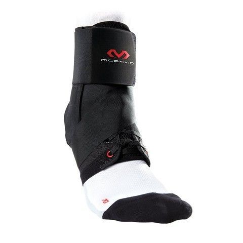 Фіксатор гомілкостопного суглобу McDavid 195 Ankle Brace W/ Straps  Black, XS, В наявності, доставка 1-2 дні