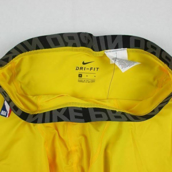 Шорти компресійні Nike Pro NBA DRI-Fit Player Issue PE Compression Shorts Yellow 880802-728, 3XL, В наявності, доставка 1-2 дні