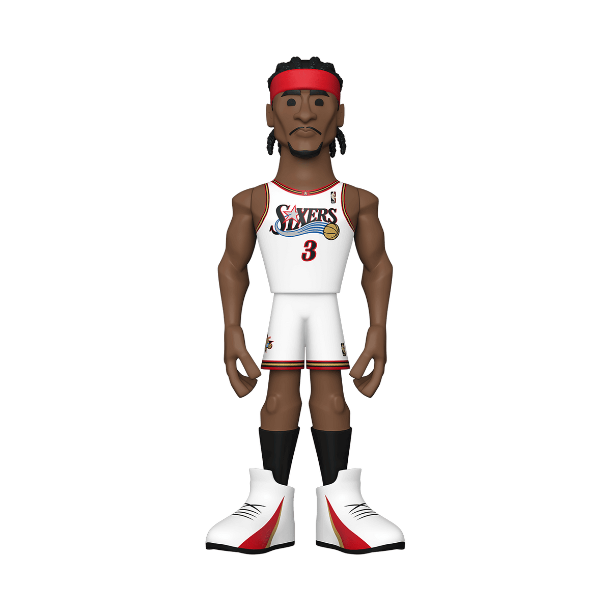 Колекційна фігурка Funko Gold NBA Allen Iverson - Philadelphia 76ers White (57751), 5'' (12.7 см), В наявності, доставка 1-2 дні