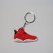 Брелок Jordan 6 Retro Red White, OneSize (універсальний), В наявності, доставка 1-2 дні