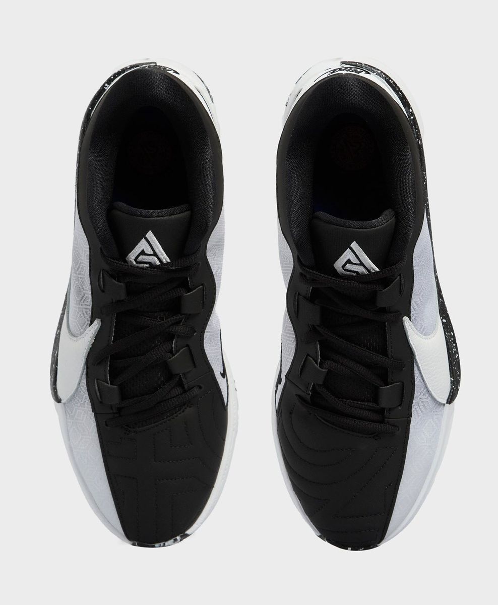 Кросівки баскетбольні Nike Zoom Freak 5 ''Oreo'' White Black DX4985-101, 41, В наявності, доставка 1-2 дні