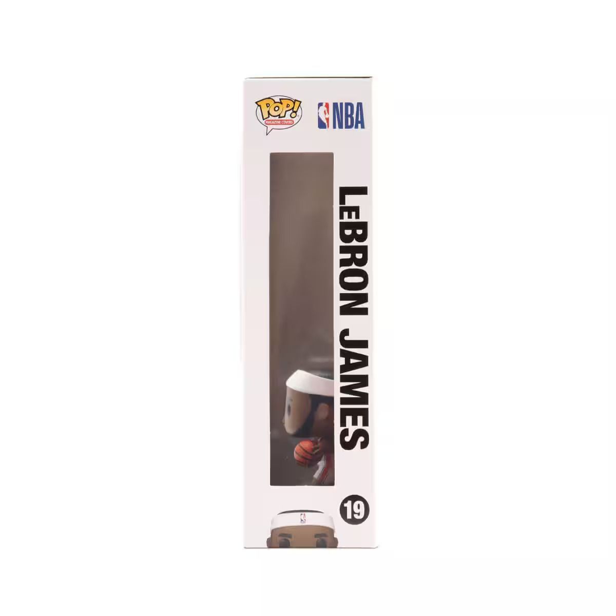 Колекційна фігурка Funko Pop Magazine Covers SLAM NBA Lebron James - Cleveland Cavaliers White (75073), 4'' (10 см), В наявності, доставка 1-2 дні