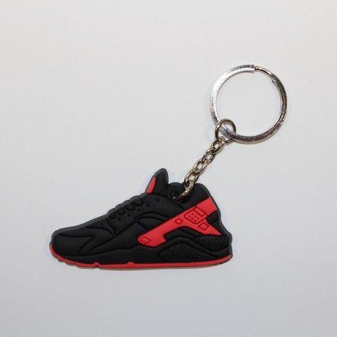 Брелок Nike Air Huarache Black Red, OneSize (універсальний), В наявності, доставка 1-2 дні