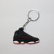 Брелок Jordan 13 Retro Black White Red, OneSize (універсальний), В наявності, доставка 1-2 дні