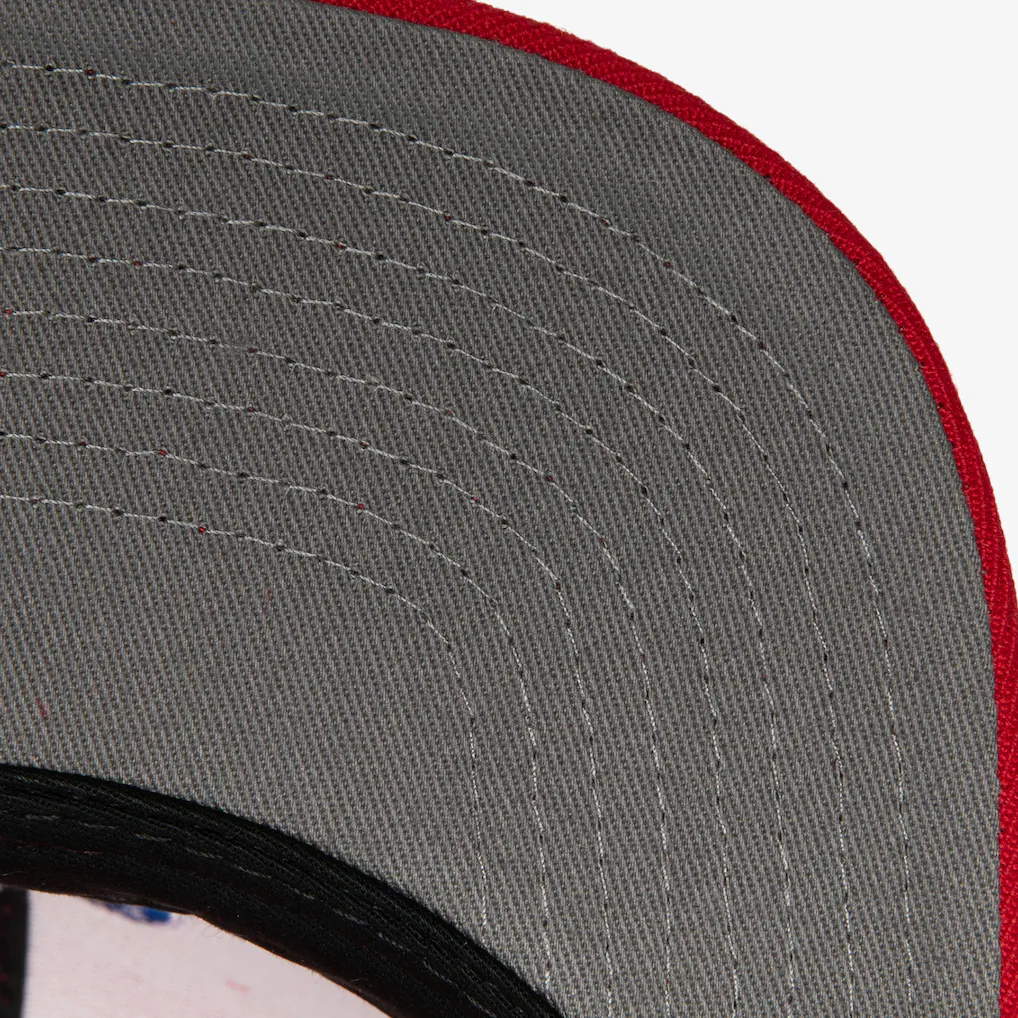 Кепка снепбек Mitchell & Ness NBA Los Angeles Clippers Team Ground Stretch Red Line Flex Snapback 6HSSMM19361-LACRED1, OneSize (універсальний), В наявності, доставка 1-2 дні