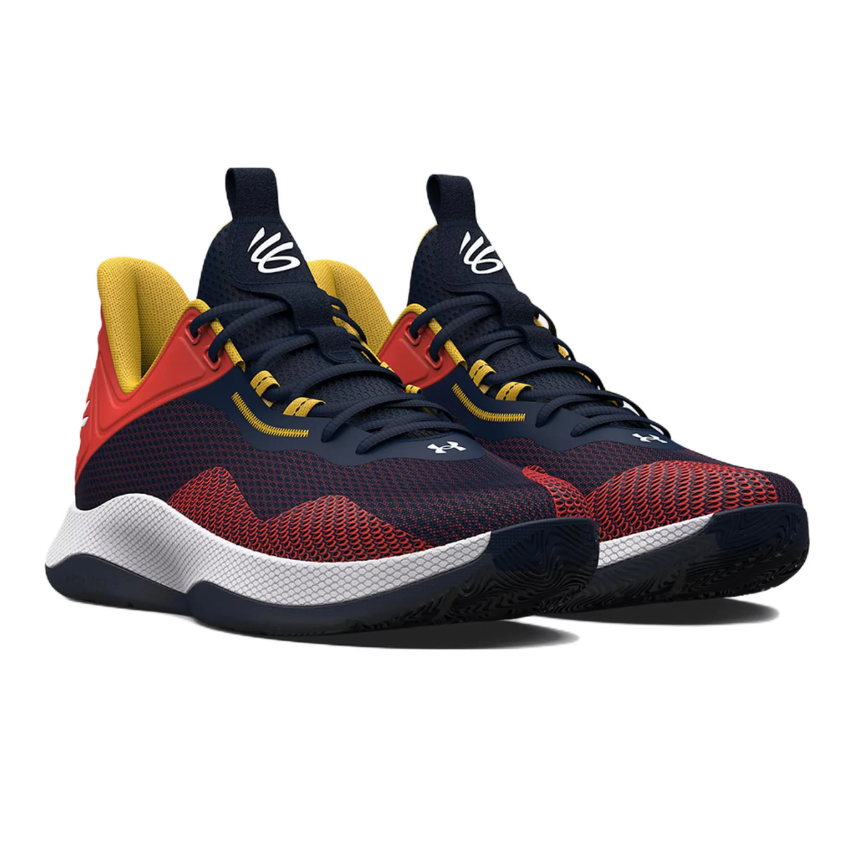 Кросівки баскетбольні Under Armour Curry HOVR Splash 2 Navy Orange 3025636-400, 45.5, В наявності, доставка 1-2 дні