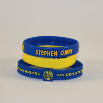 Браслеты NBA Stephen Curry (Warriors) - 3 шт, OneSize