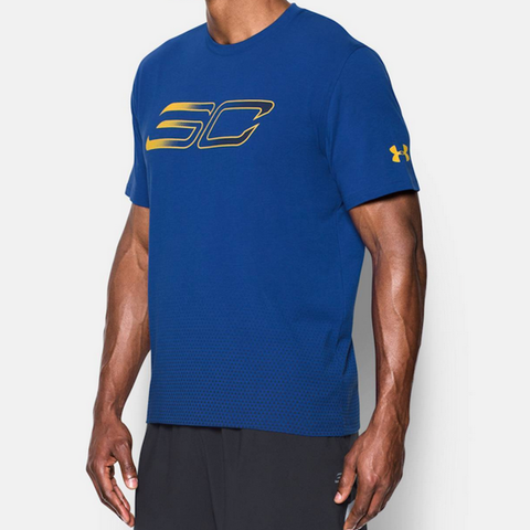 Футболка чоловіча Under Armour Stephen Curry SC30 Faded Logo Blue 1290570-400, XL, В наявності, доставка 1-2 дні