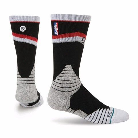 Шкарпетки баскетбольні Stance NBA Portland Trail Blazers Core Crew Basketball Socks Black M559C5CCBL-BLK, L (42-46), В наявності, доставка 1-2 дні