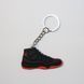 Брелок Jordan 11 Retro Black Red, OneSize (універсальний), В наявності, доставка 1-2 дні