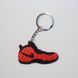 Брелок Nike Air Foamposite One Red Black, OneSize (універсальний), В наявності, доставка 1-2 дні
