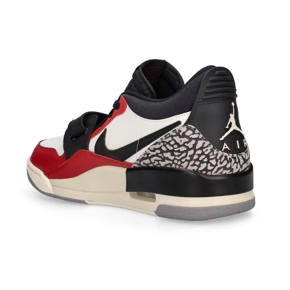 Кросівки чоловічі Jordan Legacy 312 Low White Red CD7069-106, 45, В наявності, доставка 1-2 дні