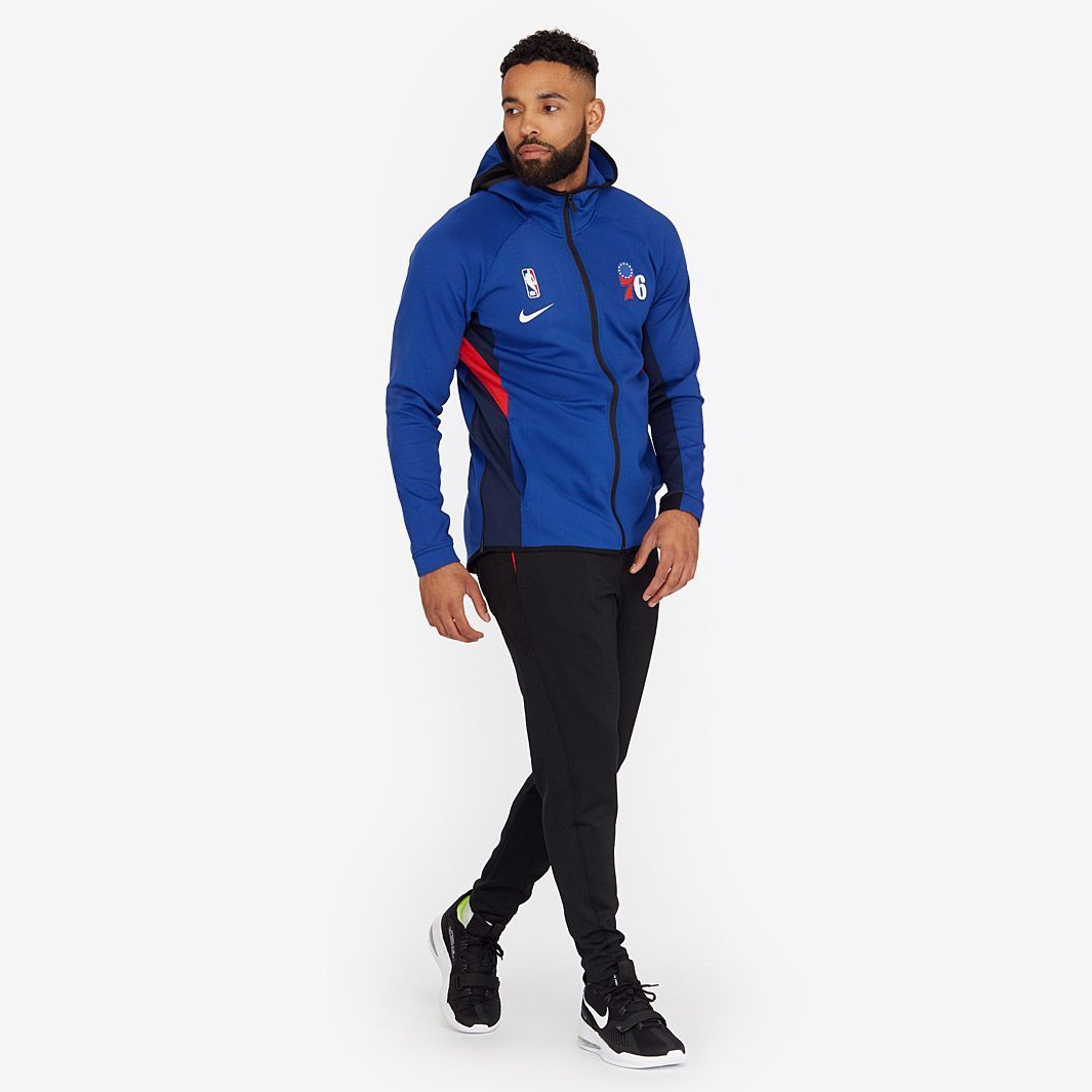 Кофта Nike NBA Philadelphia 76ers Therma Flex Showtime Hoodie Royal Blue AT8488-495, L, В наявності, доставка 1-2 дні