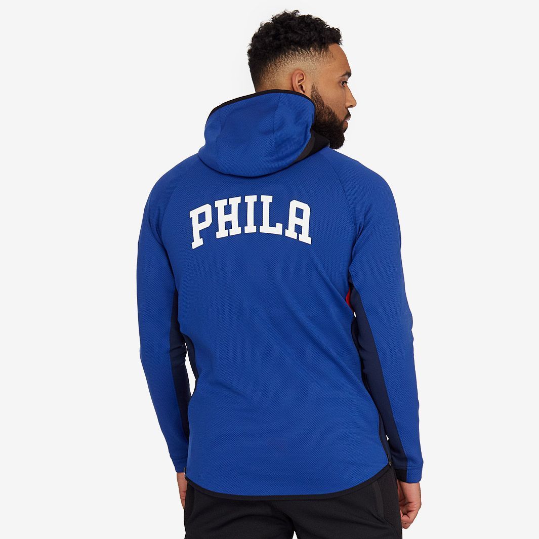 Кофта Nike NBA Philadelphia 76ers Therma Flex Showtime Hoodie Royal Blue AT8488-495, L, В наявності, доставка 1-2 дні