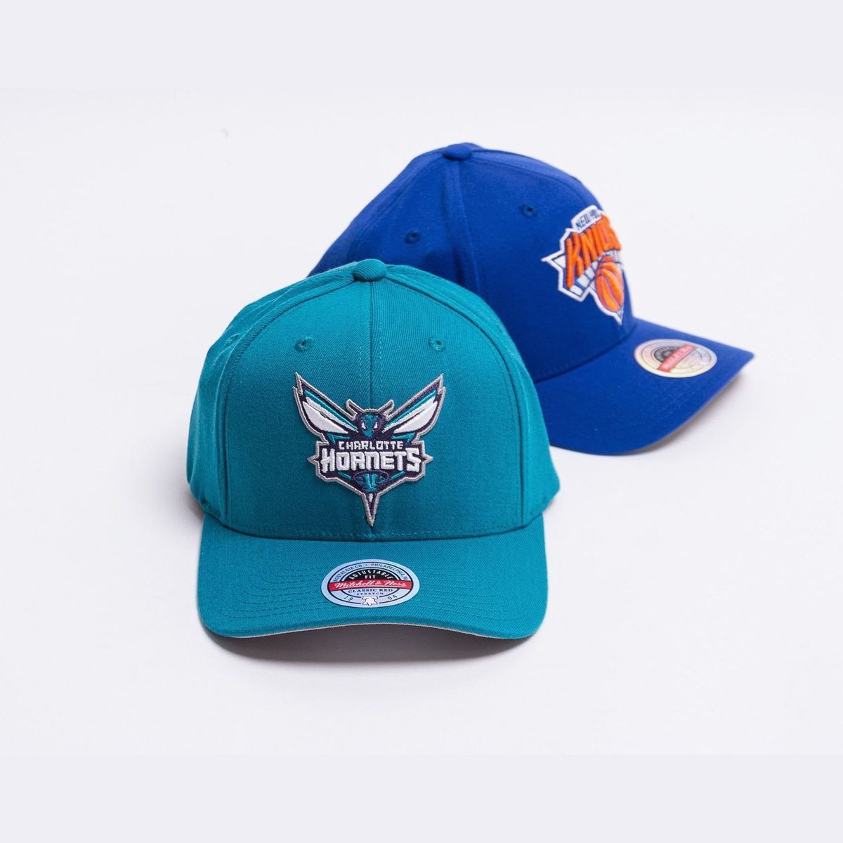 Кепка снепбек Mitchell & Ness NBA Charlotte Hornets Team Ground Stretch Red Line Flex Snapback 6HSSMM19361-CHOTEAL, OneSize (універсальний), В наявності, доставка 1-2 дні