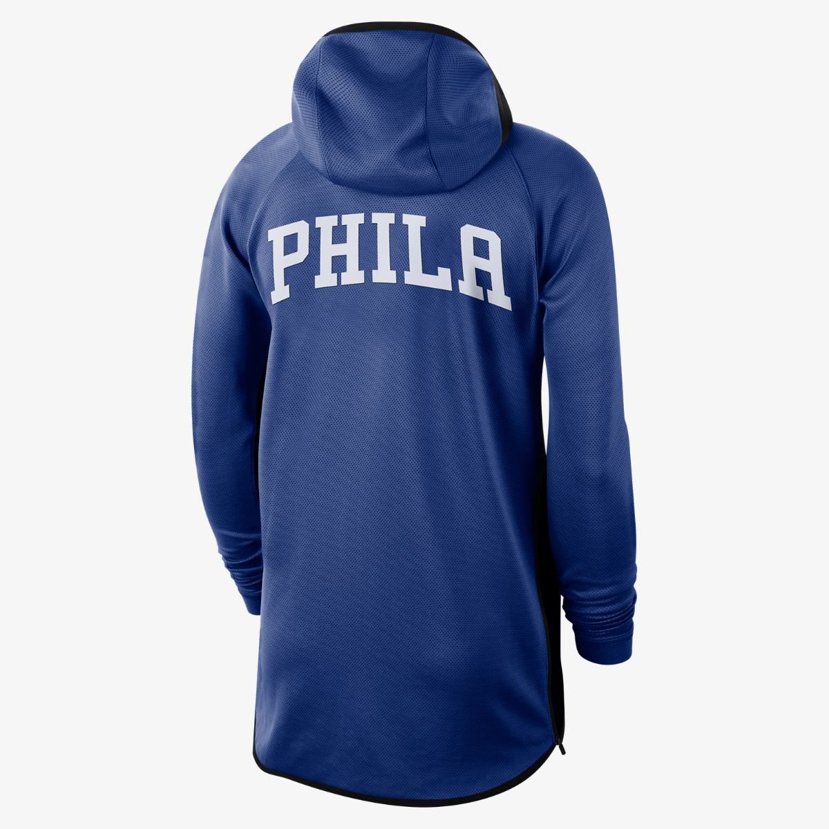Кофта Nike NBA Philadelphia 76ers Therma Flex Showtime Hoodie Royal Blue AT8488-495, L, В наявності, доставка 1-2 дні